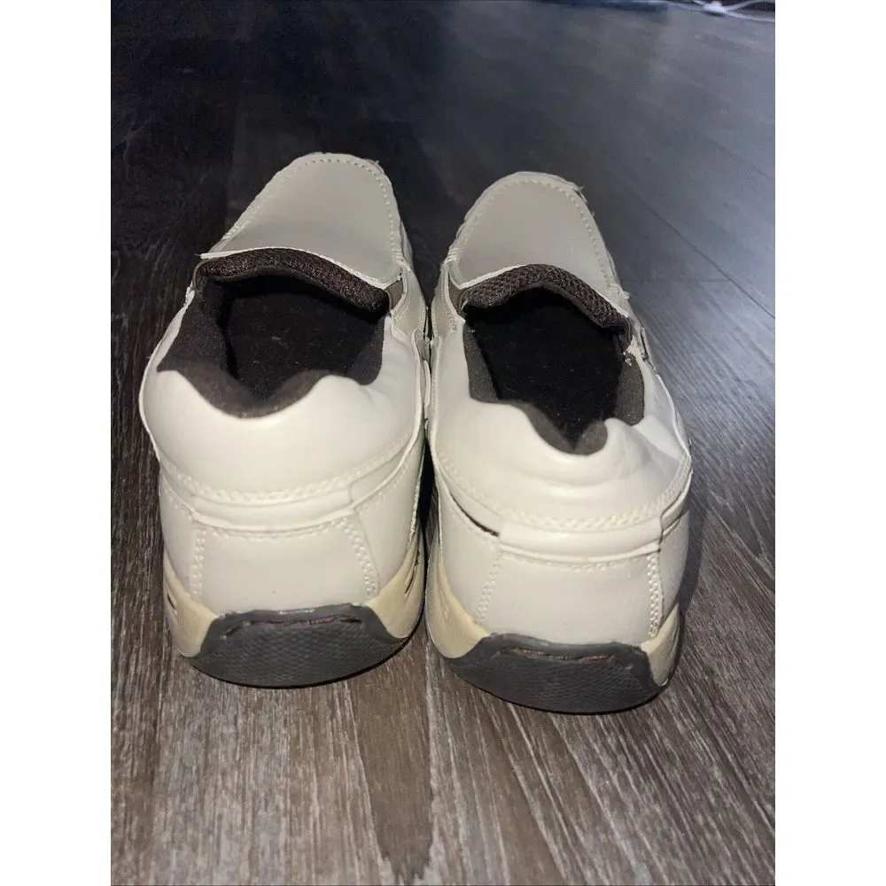 Men's Sz.10.5 3E Dr. Scholl's  Beige Leather Advanced Confort Collection‎ S-118